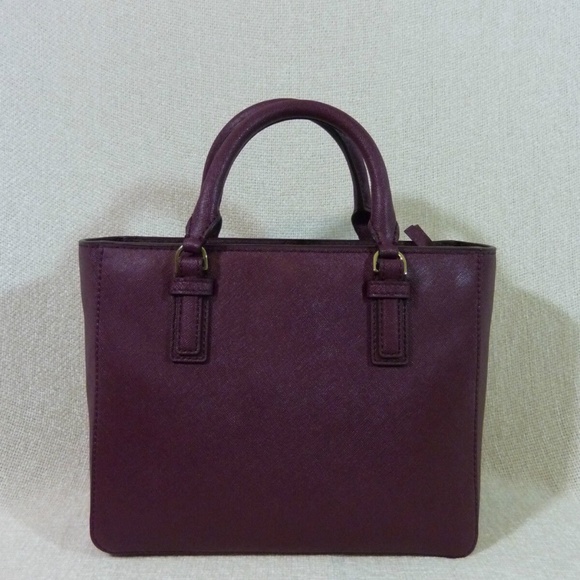 NEW Tory Burch Robinson Shiraz Saffiano Leather Square Mini Tote Crossbody Bag - Picture 6 of 12